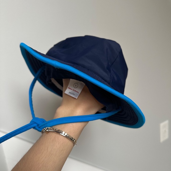 Hanna Andersson Blue Dinosaur Beach Sun Hat - Picture 2 of 5